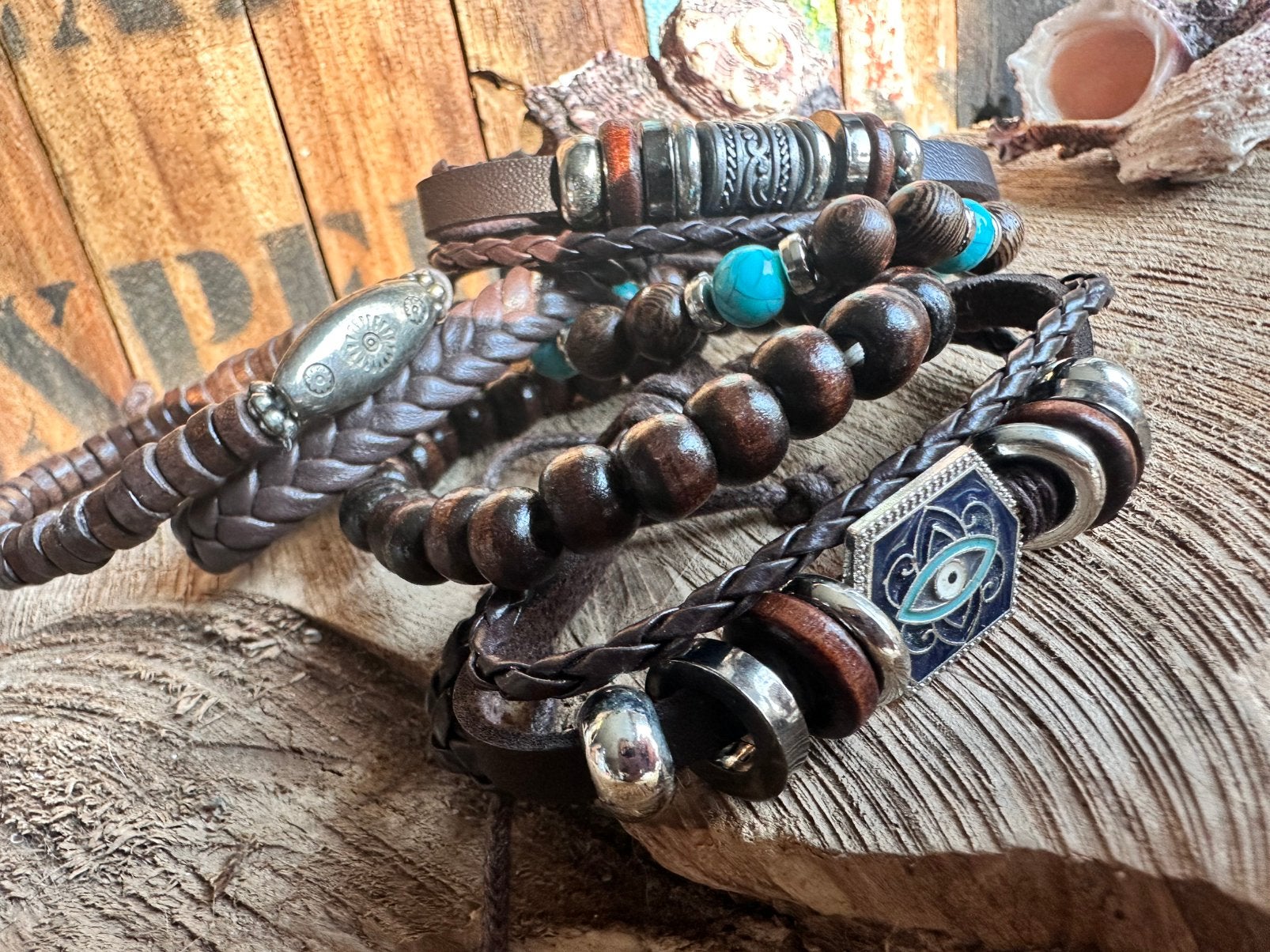 Boho / herenarmbanden / surflife / beachwear / ibiza / nieuw, Sieraden, Tassen en Uiterlijk, Armbanden, Ophalen of Verzenden, Nieuw