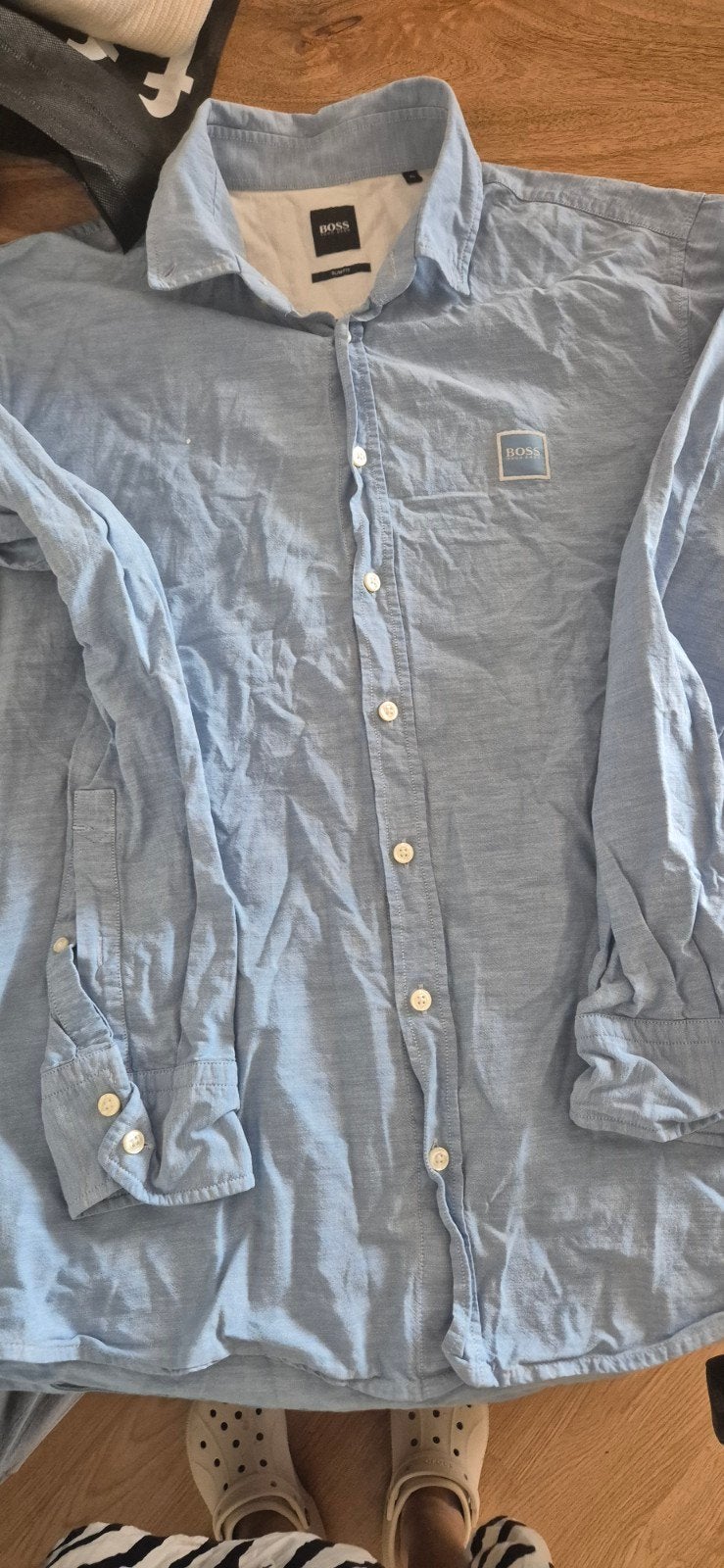 Boss,Ralph Lauren,Tommy Hilfiger maat XL, Kleding | Heren, Overhemden, Ophalen of Verzenden, Zo goed als nieuw, Blauw, Halswijdte 43/44 (XL)