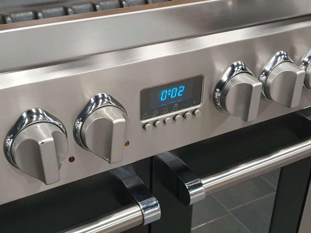 🔥 Luxe Solitaire Professional Fornuis 100cm rvs friteuse, Witgoed en Apparatuur, Fornuizen, Niet ingevuld, 60 cm of meer, Niet ingevuld