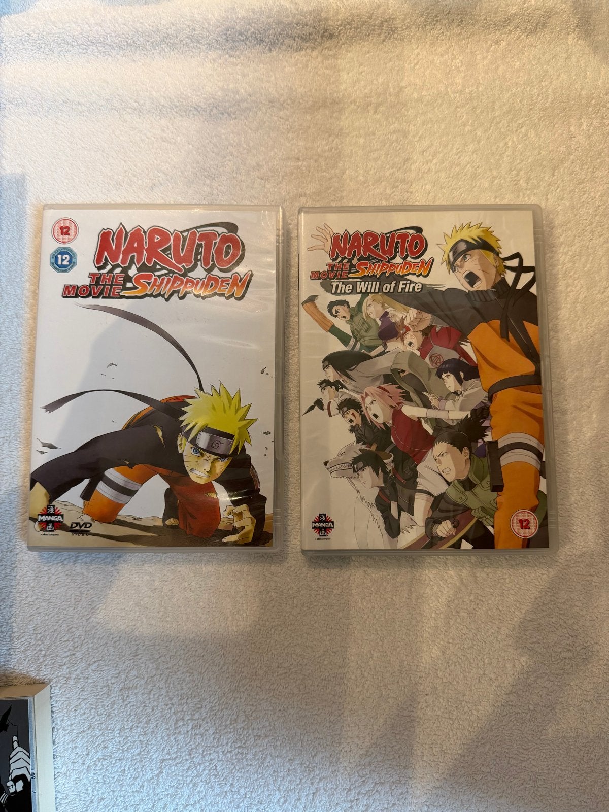 Naruto Shippuden The Movie DVD's - 2 stuks, Tekenfilm, Anime (Japans), Engels, Ophalen of Verzenden