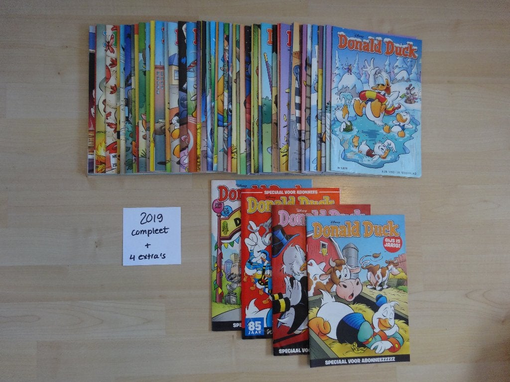 Donald Duck jaargang 2019 – Compleet + 4 extra’s, Boeken, Complete serie of reeks, Ophalen of Verzenden, Zo goed als nieuw