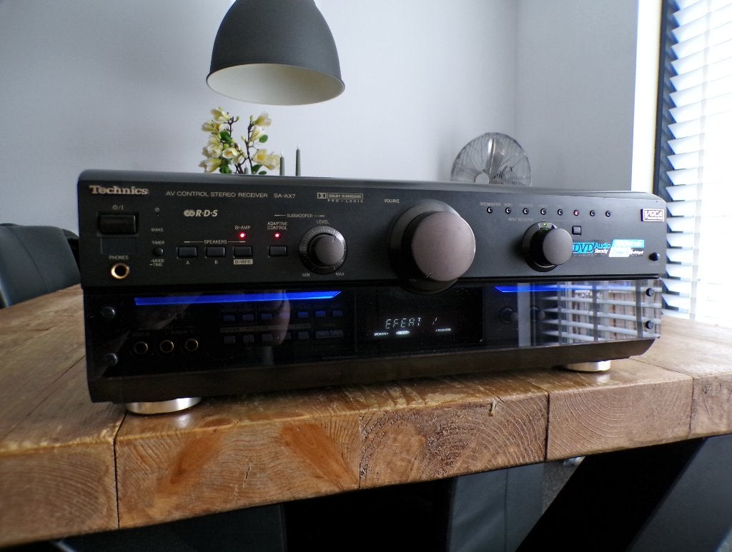Mooie topklasse 5.1 receiver van Technics, type SA-AX7., Audio, Tv en Foto, Overige merken, Ophalen of Verzenden, Zo goed als nieuw