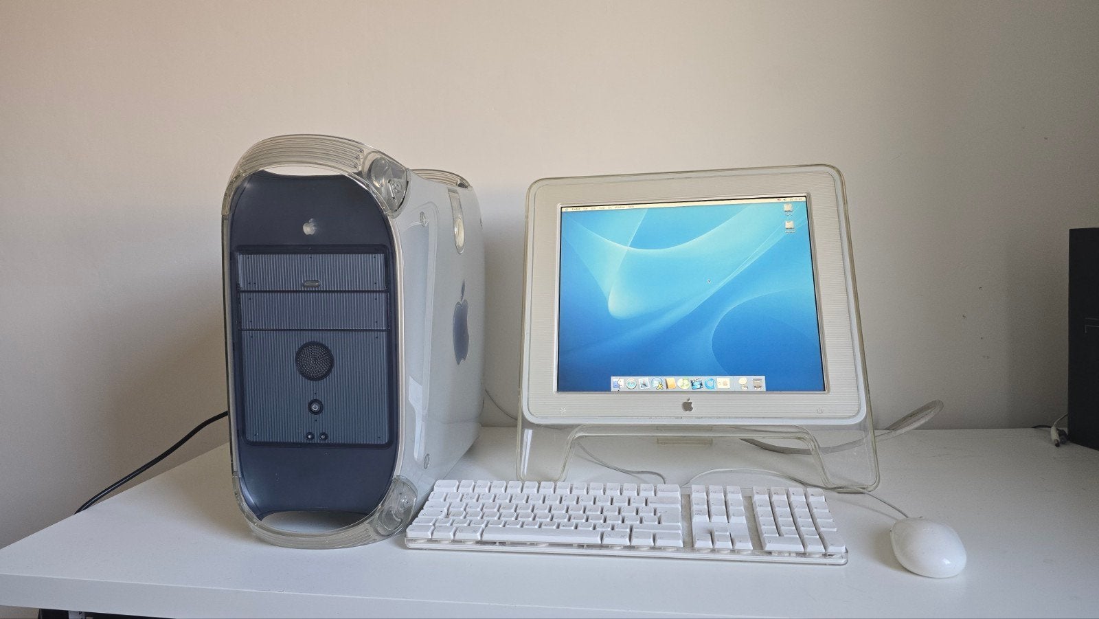 Complete Vintage Apple Power Mac G4 Set (400 MHz, Dual HDD.., Computers en Software, Ophalen