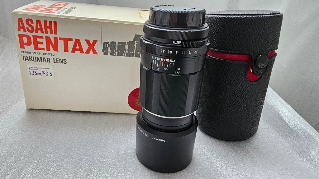 Takumar 135 mm F3.5, Ophalen, Beschermhoes/tas, Nieuw, Overige vattingen