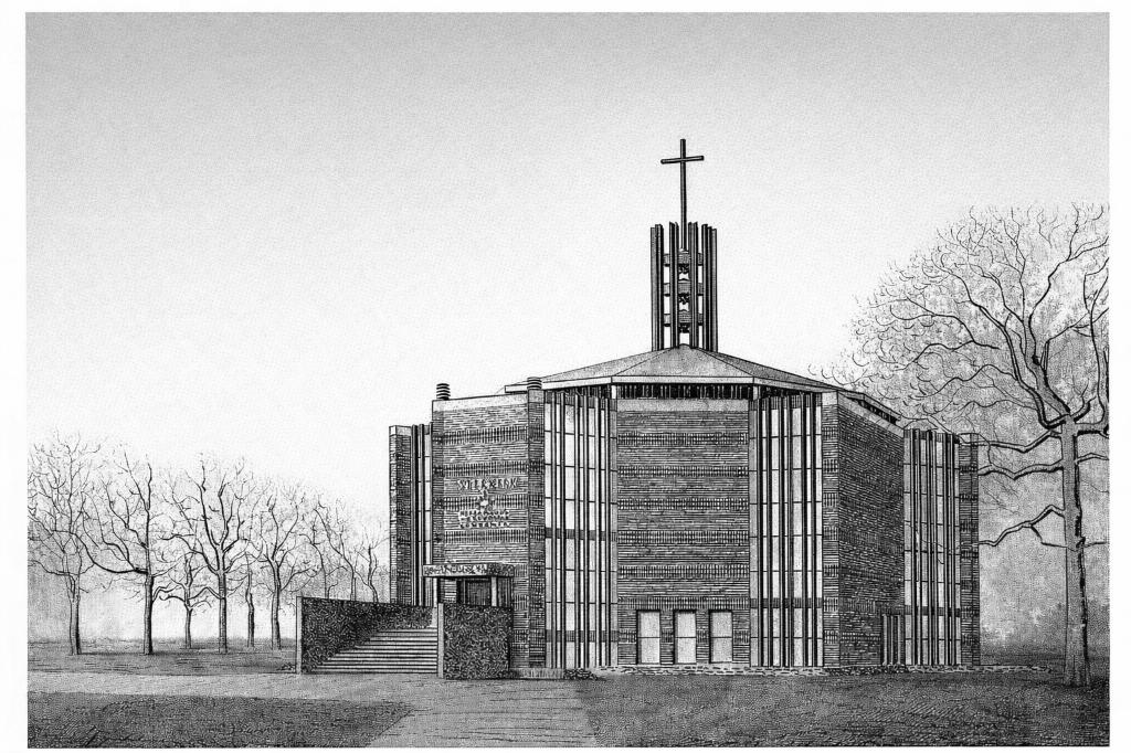 AK Rotterdam, Zuidwijk - Morgensterkerk, Verzenden, 1960 tot 1980, Ongelopen, Zuid-Holland