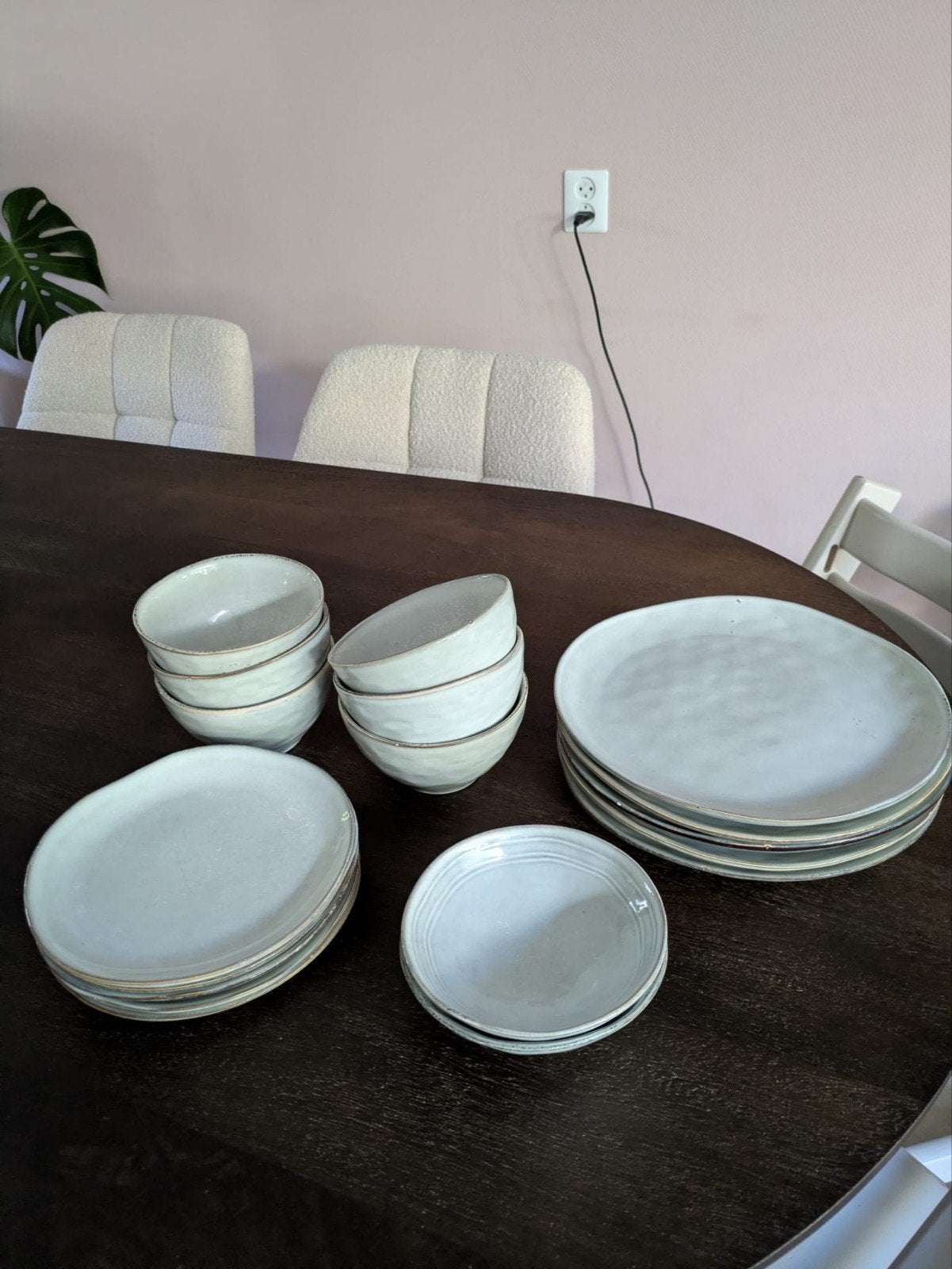 Mooi Ottawa Servies Set - Borden, Kommen, Schaaltjes, Ophalen, Zo goed als nieuw, Overige merken, Compleet servies