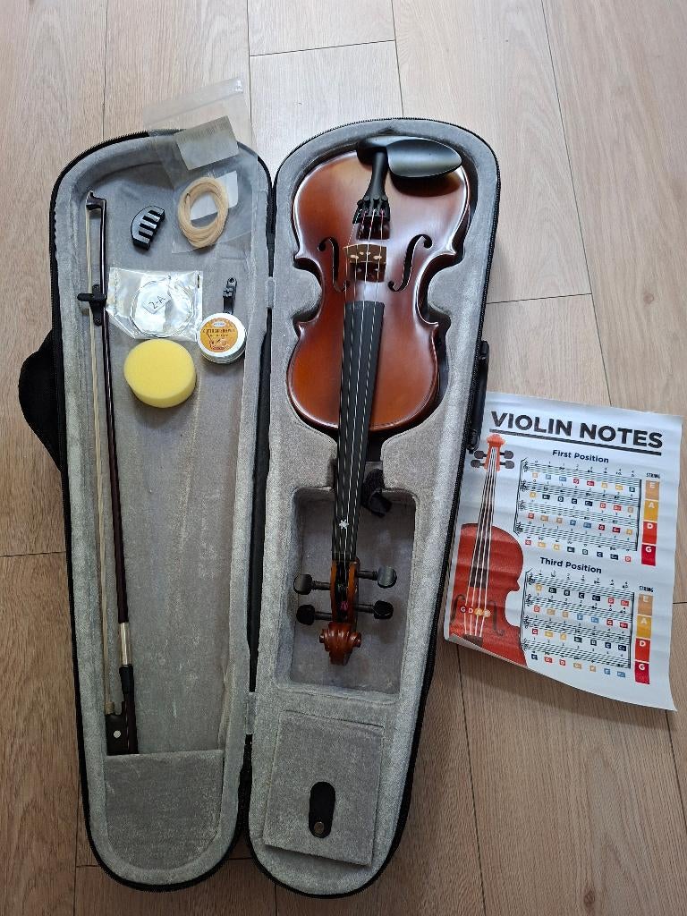 3/4 viool complete sets. Bieden, 3/4-viool, Viool, Ophalen of Verzenden, Zo goed als nieuw