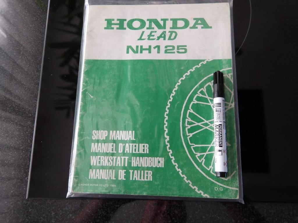 werkplaatshandboek HONDA LEAD NH 125 1985, Verzenden, Honda