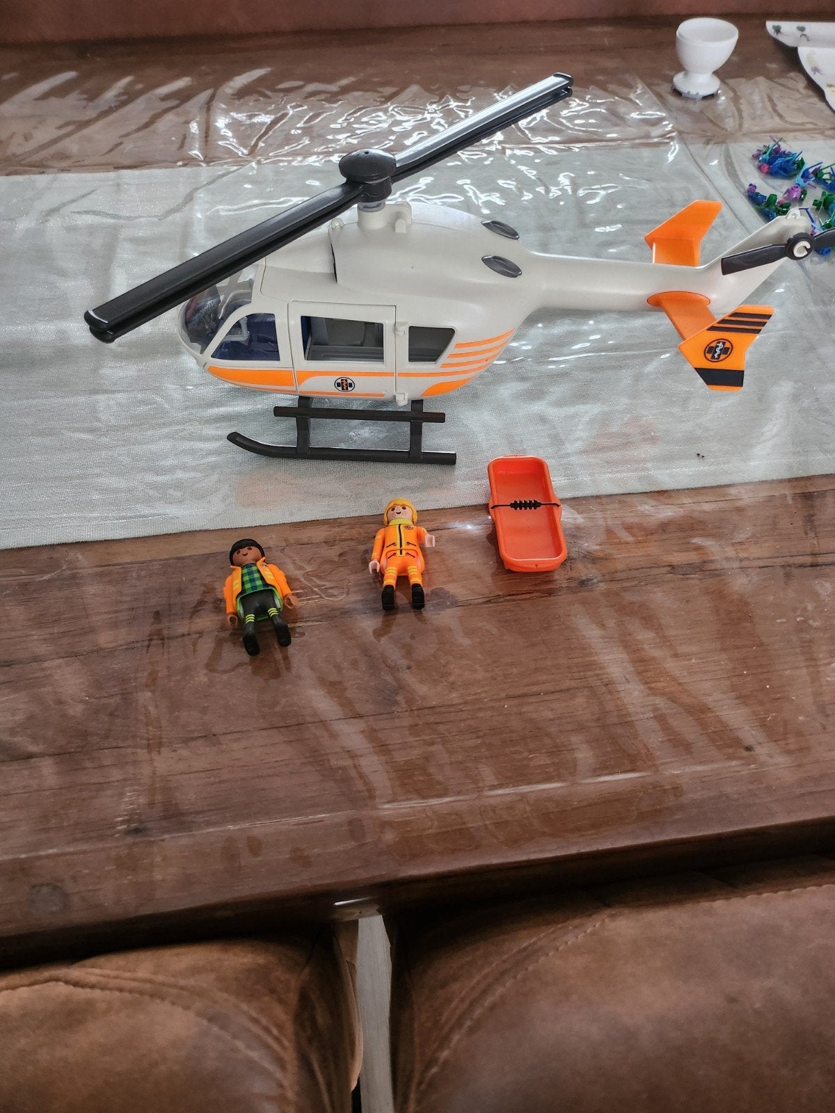 Playmobil reddingshelikopter, Ophalen, Gebruikt