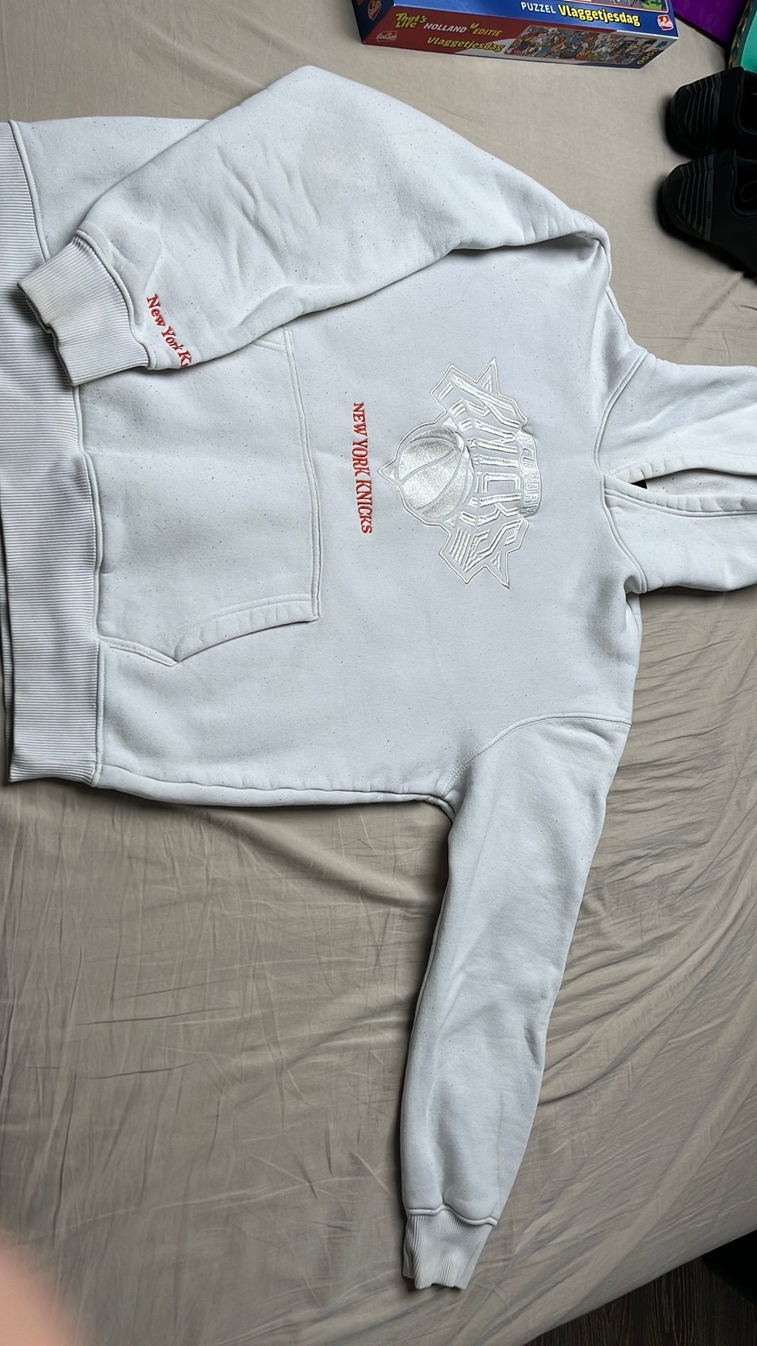 NBA New York Knicks Hoodie - Josh Denzel - Maat L, Ophalen of Verzenden, Gedragen