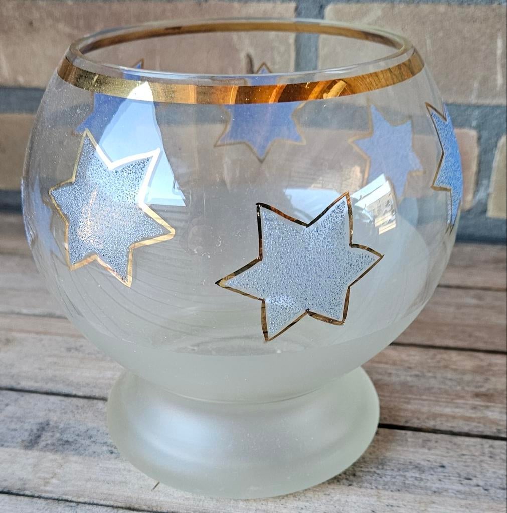 Vaas, Huis en Inrichting, Woonaccessoires | Vazen, Overige kleuren, Ophalen of Verzenden, Minder dan 50 cm, Glas