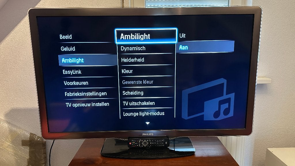 Philips 46PFL7605H/12 – 46”/117 cm Full HD LED-TV Ambilight, Ophalen, Philips, LED, Zo goed als nieuw