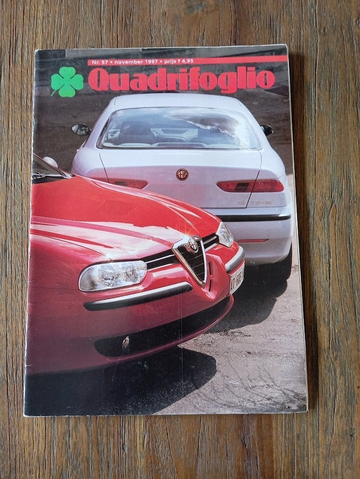 Alfa Quadrifoglio nr. 57 o.a. GTV / Spider / 146 / 156, Verzenden, Zo goed als nieuw, Alfa Romeo