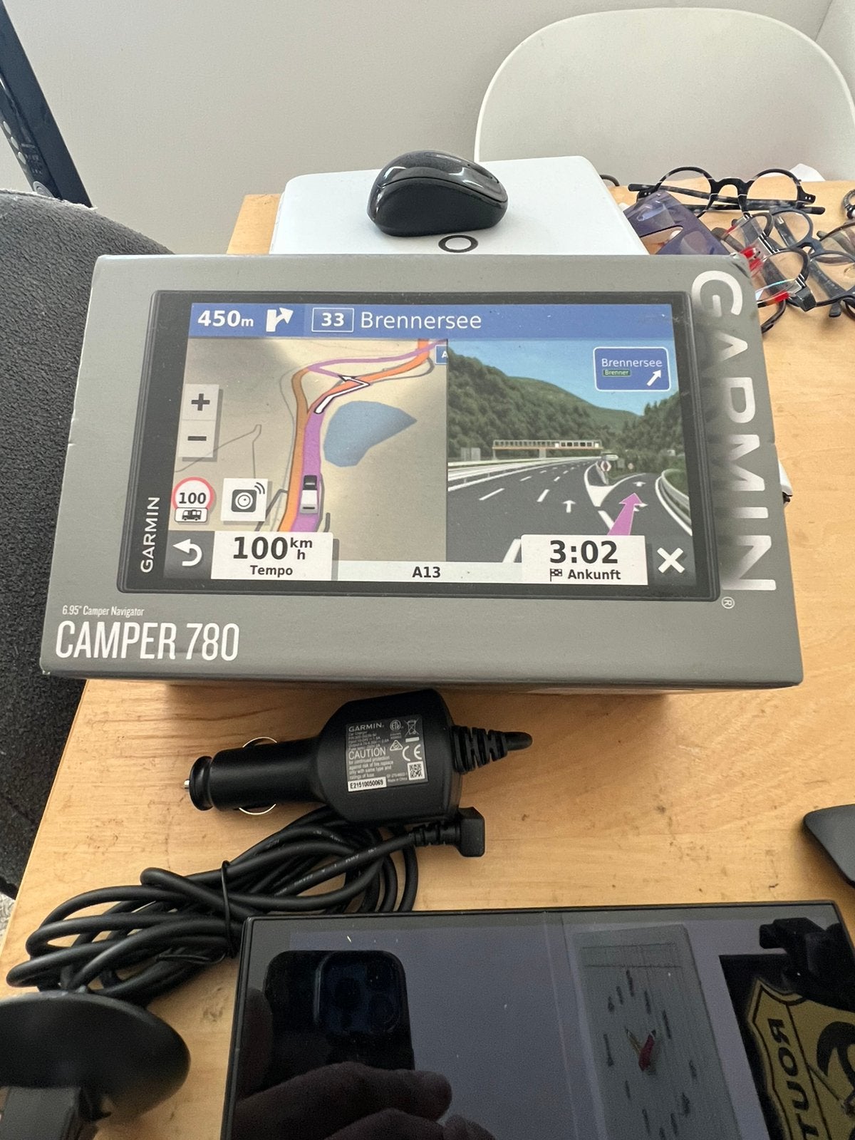 Garmin 780 MT- S navigatie voor camper en caravan, Ophalen of Verzenden, Zo goed als nieuw