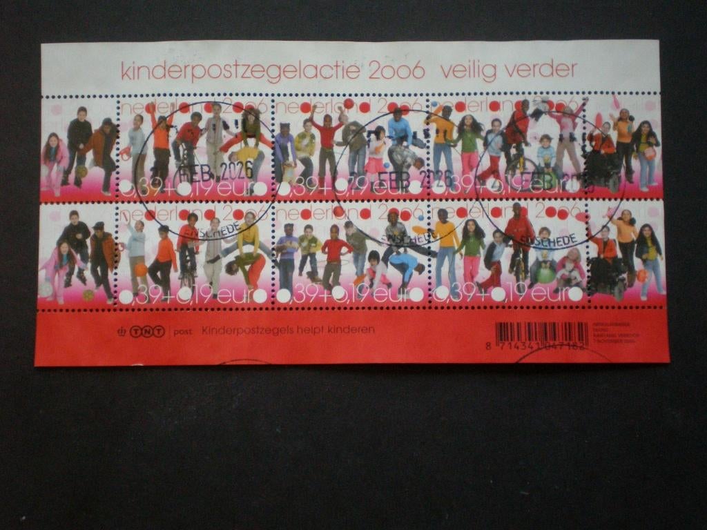 Nederland NVPH 2445 blok kinderzegels ( W 964)..€ 0,70, Postzegels en Munten, Postzegels | Nederland, Verzenden
