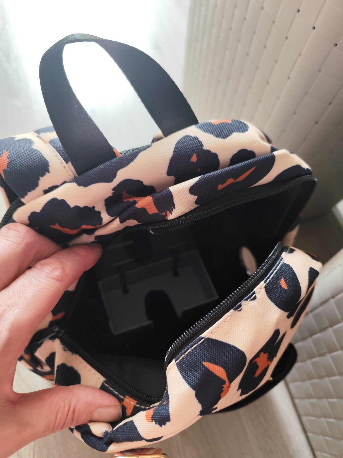 Leopard print sondevoeding rugzakje - Zo goed als nieuw, Ophalen of Verzenden, Zo goed als nieuw