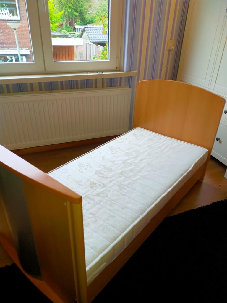 Meegroeibed, Kinderen en Baby's, Kinderkamer | Bedden, Ophalen of Verzenden, Gebruikt