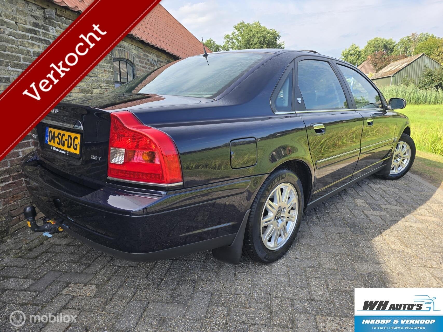 Volvo S80 2.5T Summum Super netjes!, Auto's, Blauw, Bedrijf, 2435 cc, 209 pk