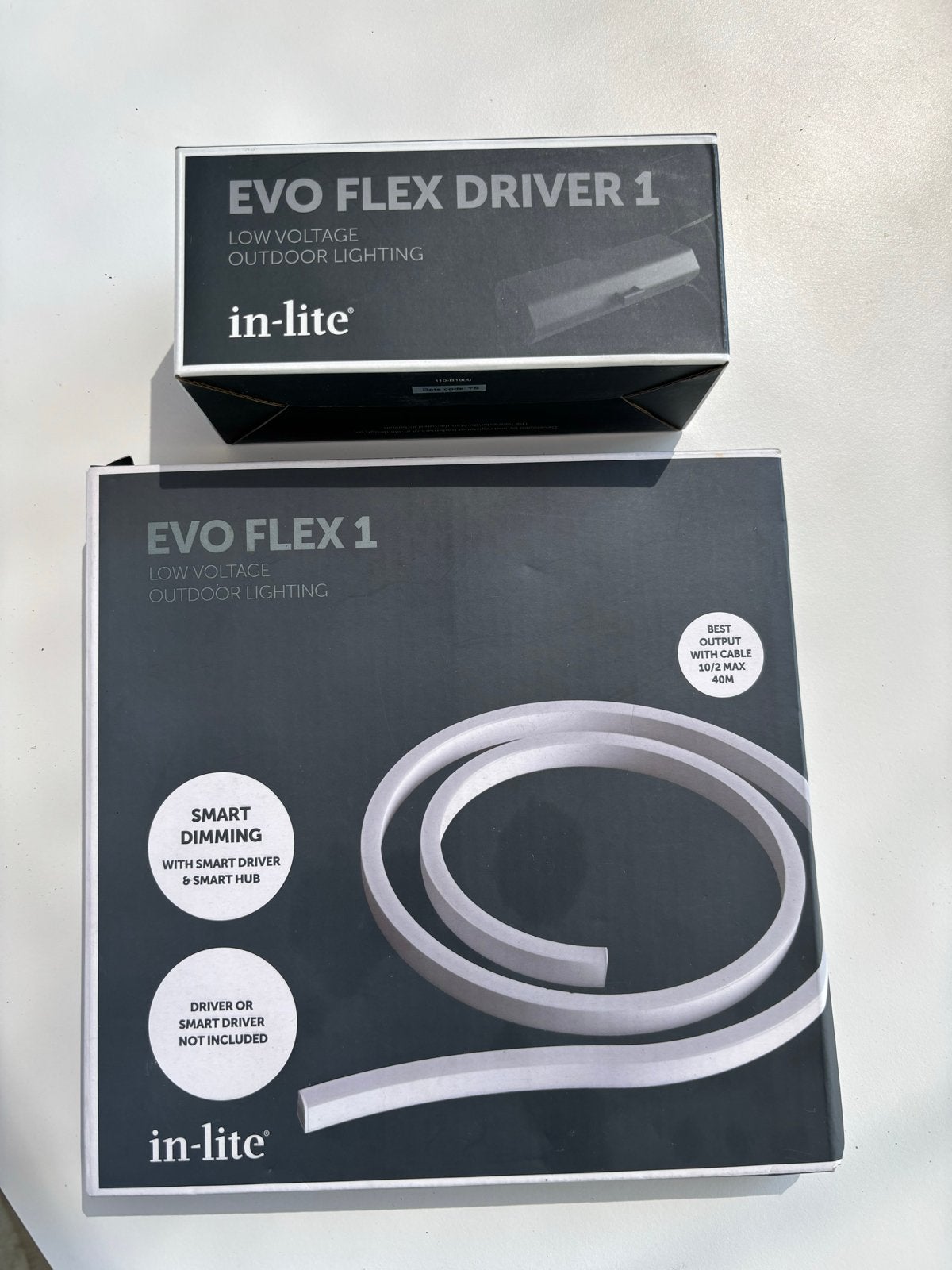 In-lite EVO FLEX 1 LED-strip met driver €50 korting, Tuin en Terras, Buitenverlichting, Kunststof, Minder dan 50 watt, Nieuw, Ophalen of Verzenden
