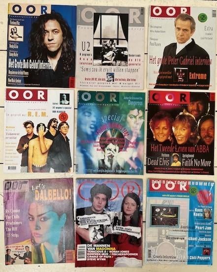 Muziekkrant Oor, 9 stuks, Boeken, Ophalen of Verzenden, Zo goed als nieuw, Algemeen