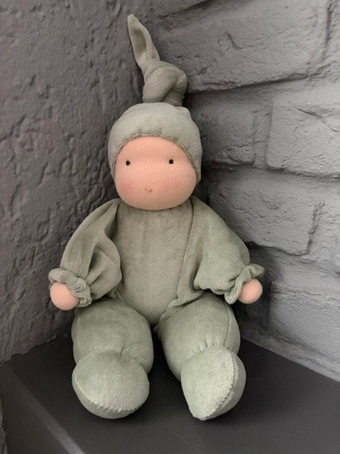 Zonnekind Knuffelpop 12L / 30cm / Antroposofische pop, Verzenden, Babypop