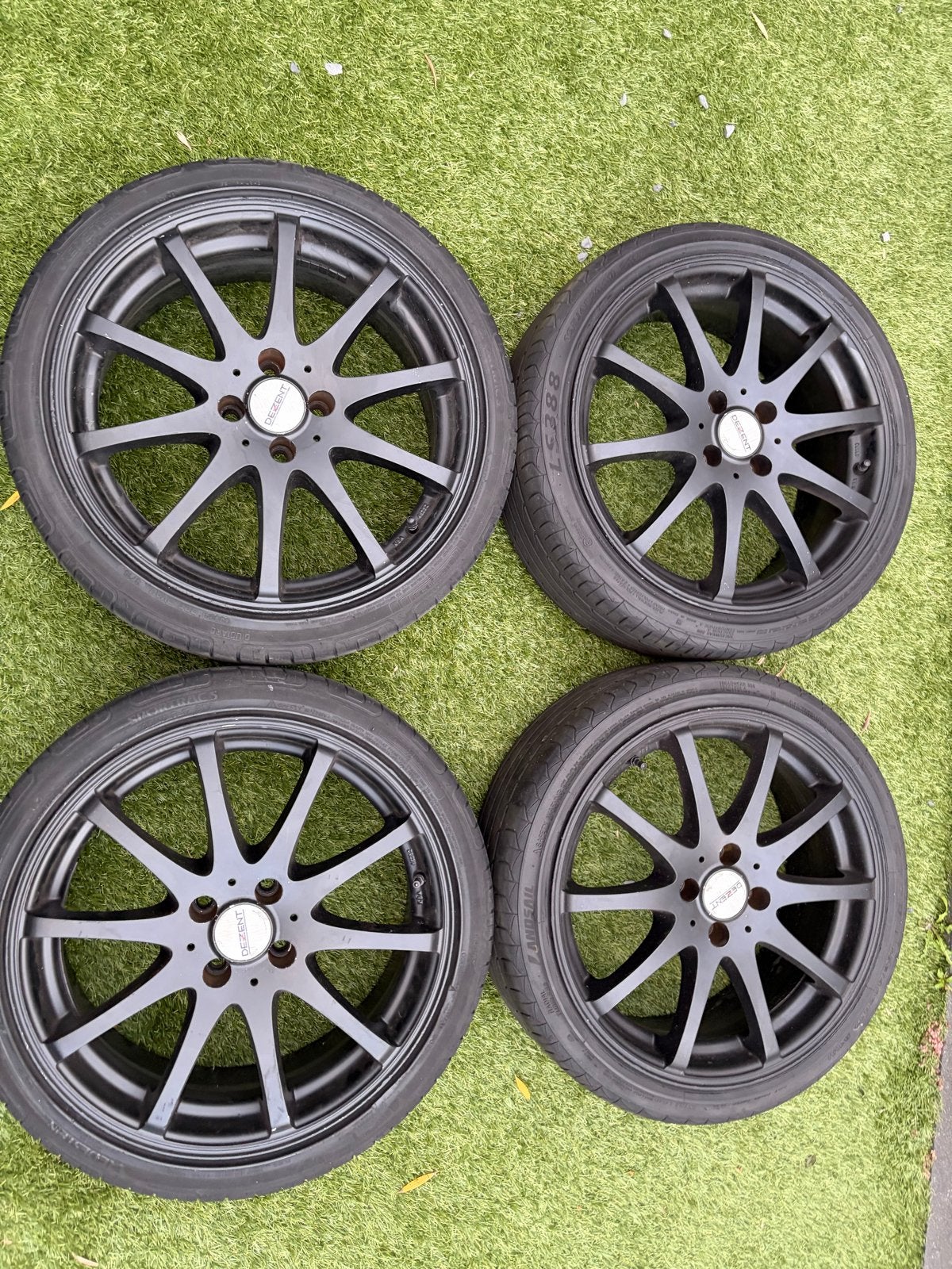 4x100 17 inch Dezent velgen, Auto-onderdelen, Banden en Velgen, Ophalen, Gebruikt, Banden en Velgen, 17 inch