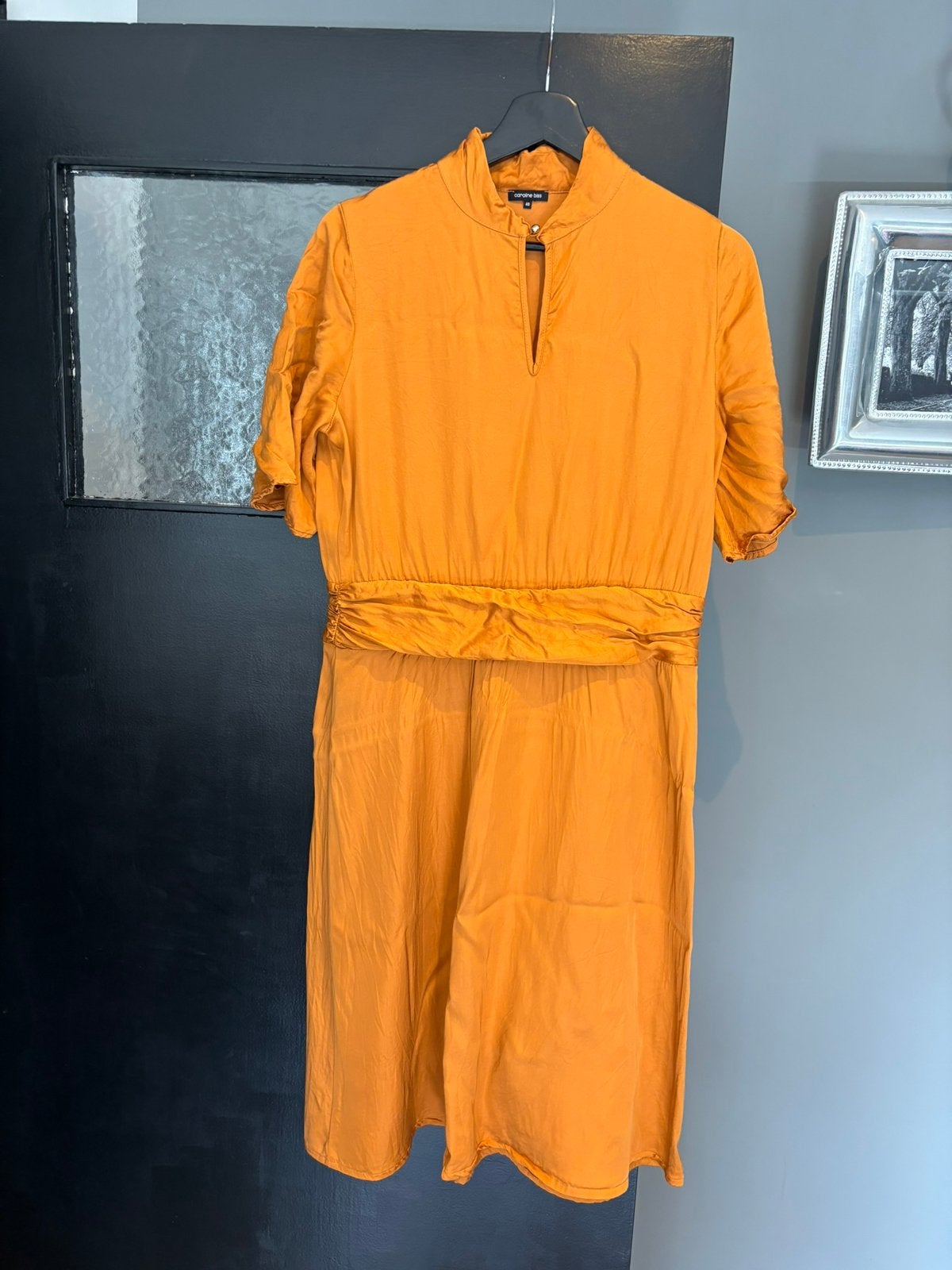 Caroline biss jurk maat 40 Kleur kan wat afwijken, Maat 38/40 (M), Oranje, Ophalen of Verzenden, Zo goed als nieuw