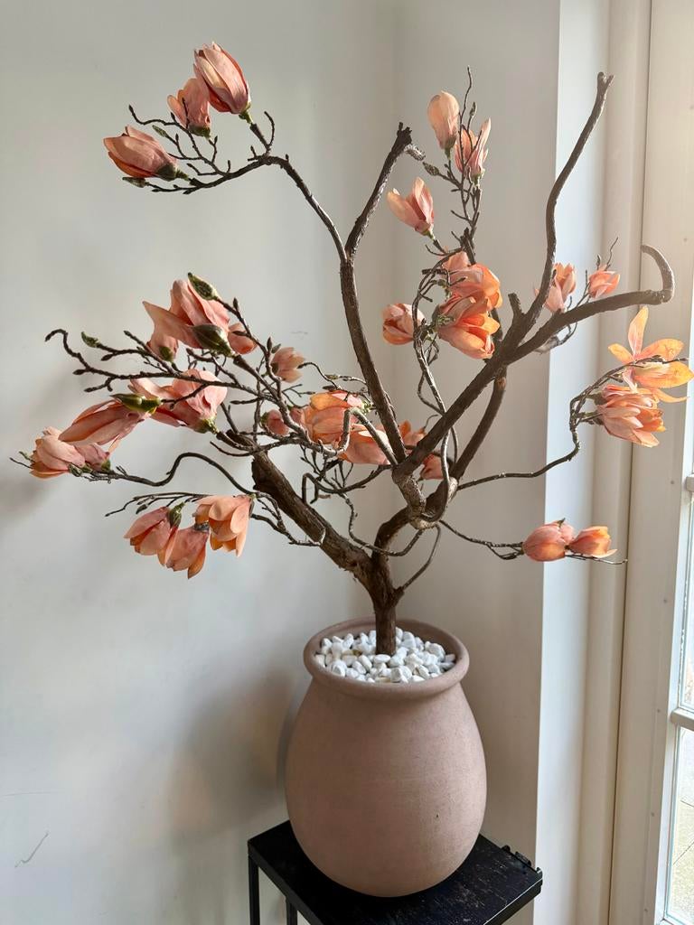 Kunst Bloesem boom Magnolia, Ophalen of Verzenden, Nieuw
