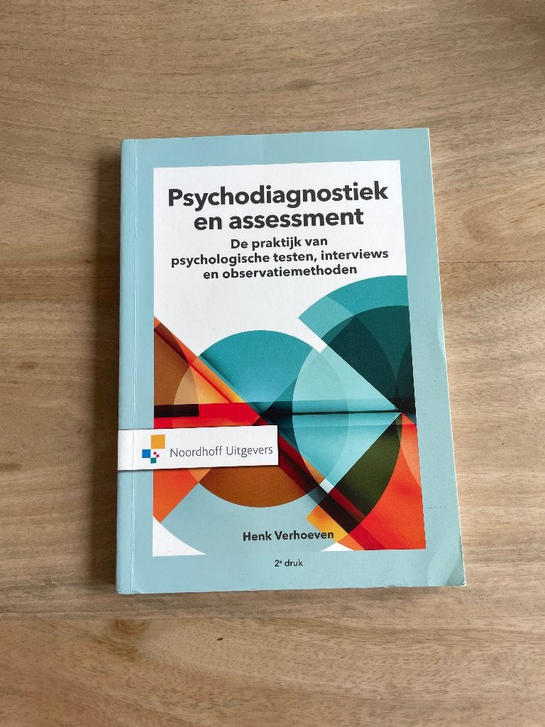 Psychodiagnostiek en assessment - Henk Verhoeven, Henk Verhoeven, Zo goed als nieuw, Gamma, HBO