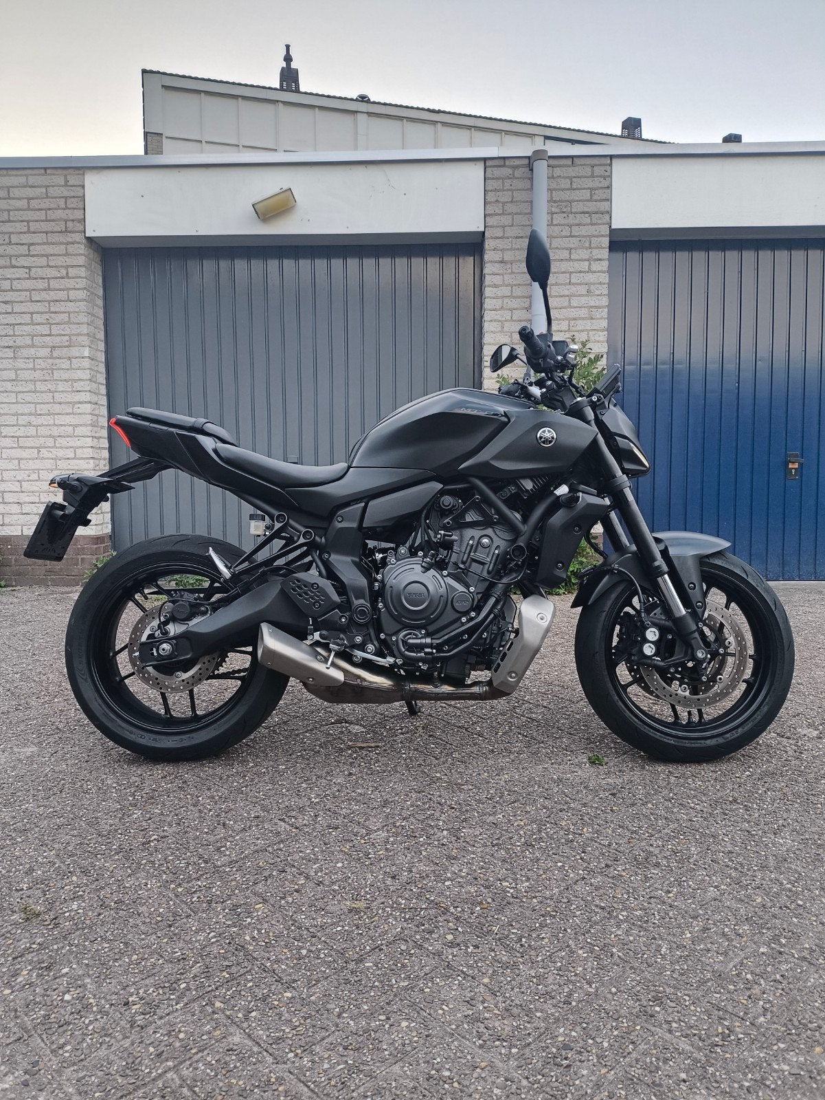 Yamaha mt 07 2026 black quickshifter mt07, 700 cc, 2 cilinders, LED Verlichting, Nieuw