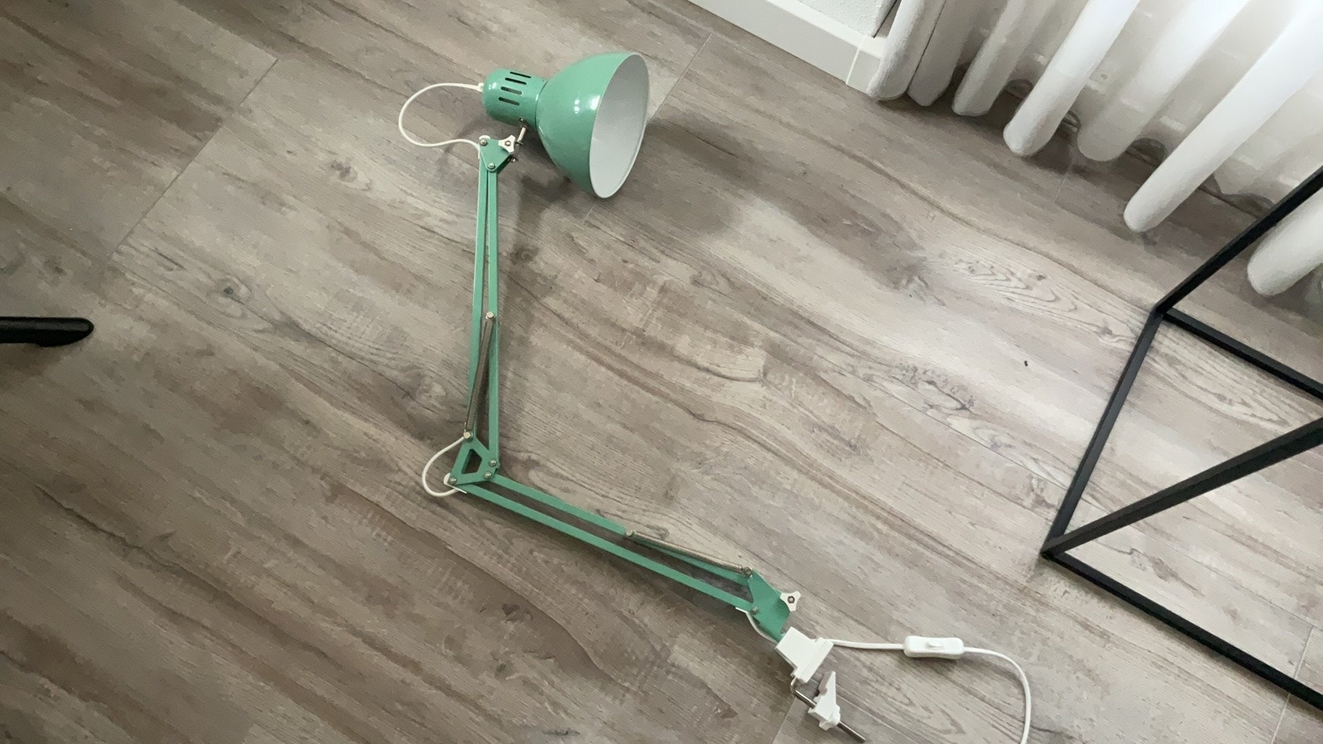 Ikea bureaulamo mintgroen, Ophalen, Zo goed als nieuw, Bureaulamp, IKEA