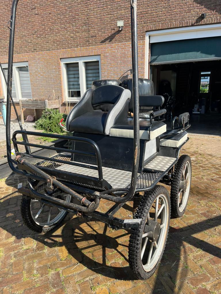 Menwagen, recreatiewagen, marathon, paard, geremd, geveerd, Gebruikt, Marathonwagen, Paard