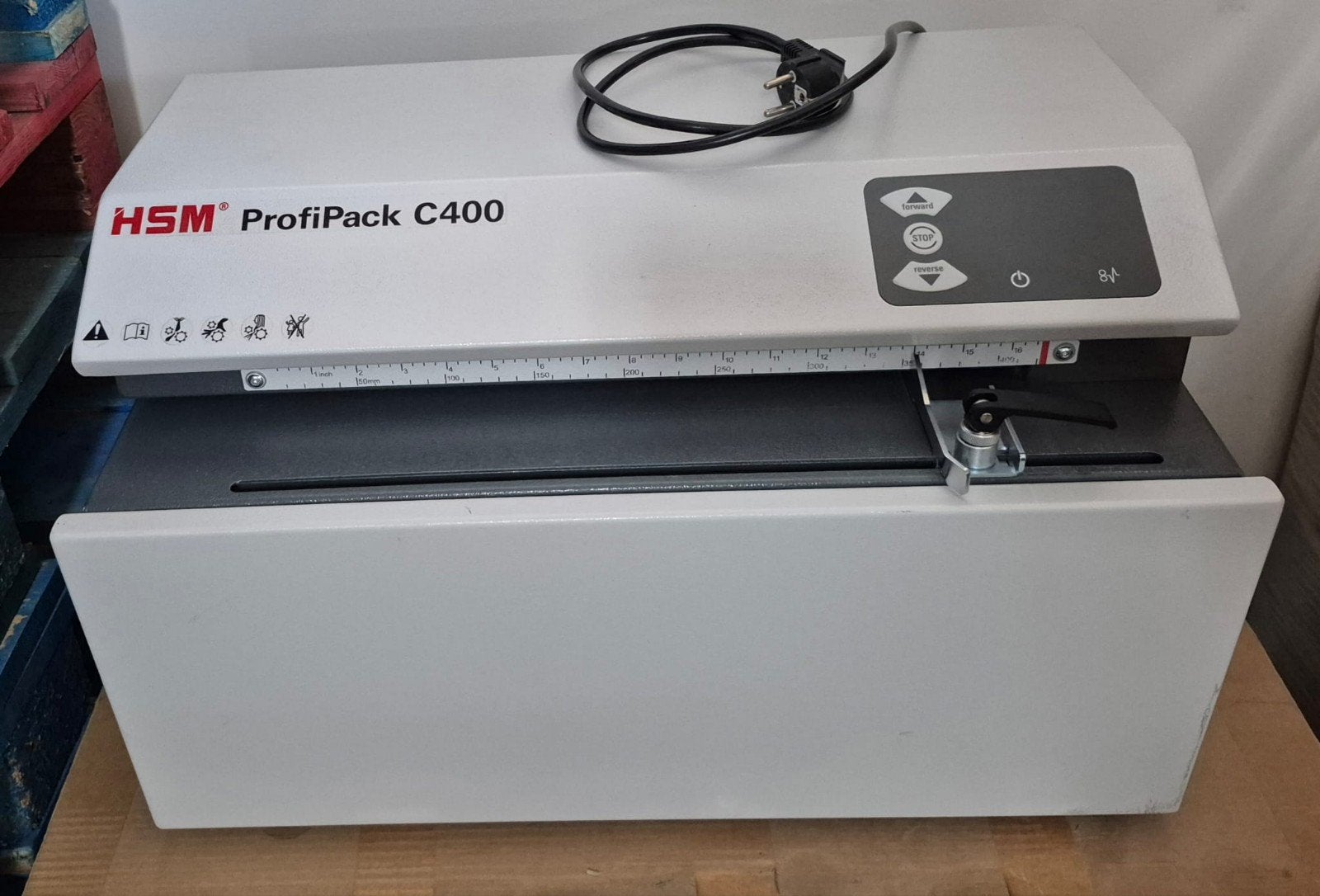 HSM ProfiPack C400 Kartonperforator - Zo goed als nieuw, Ophalen, Zo goed als nieuw, Overige typen