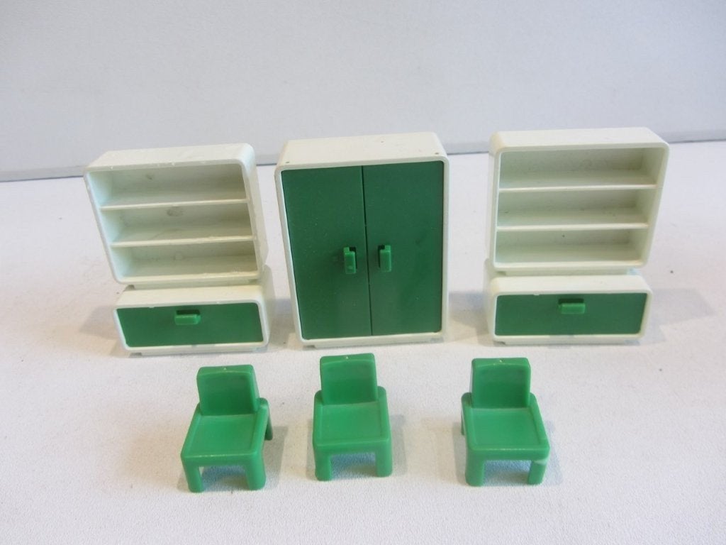 playmobil Vintage losse kasten en stoelen 3417, Ophalen of Verzenden, Gebruikt, Los playmobil