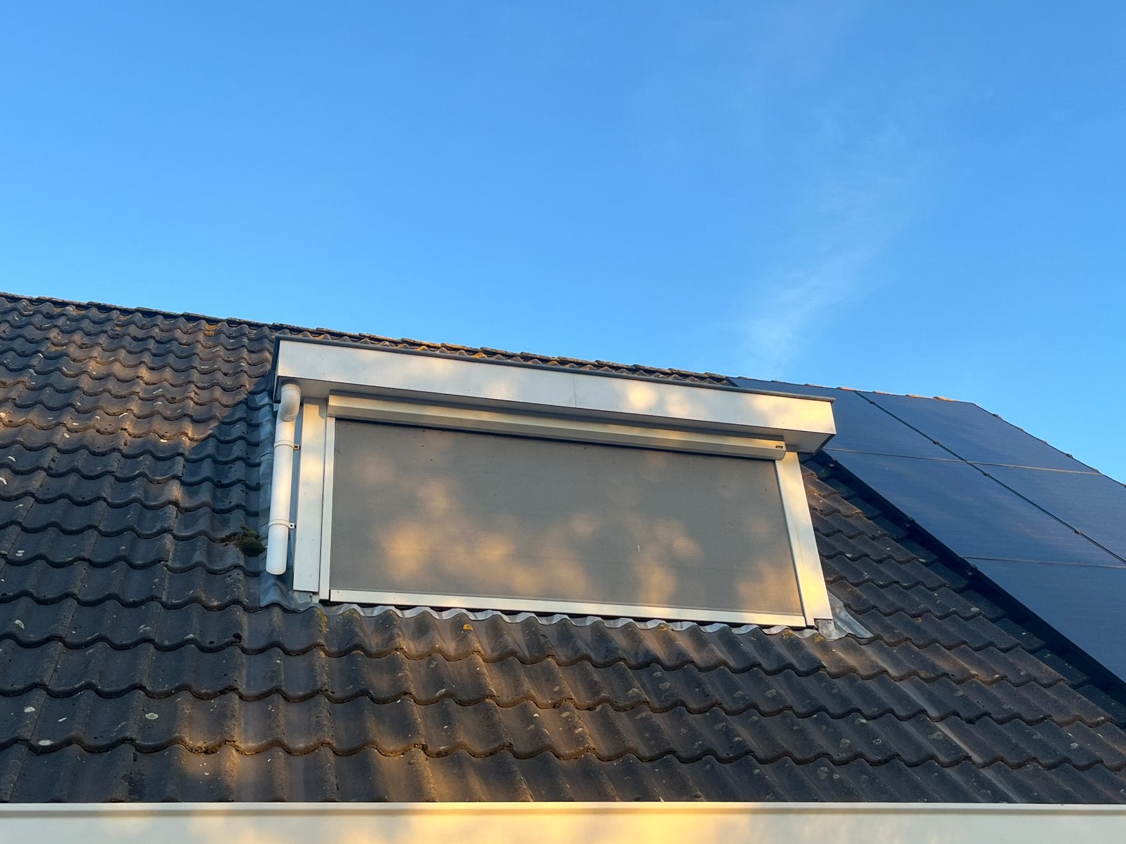 Zonnescreen elektrisch BxH = 225x99cm, Ophalen, Zo goed als nieuw, 200 cm of meer