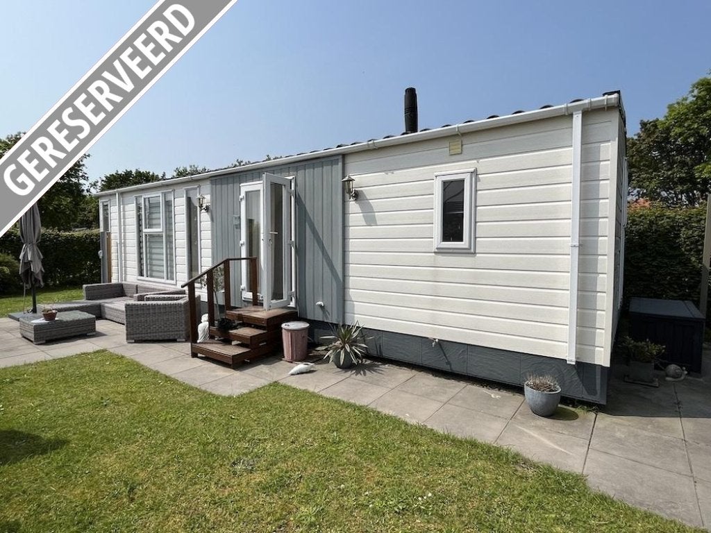 Ultimate kunststof winterhard chalet bj 2016 unieke indeling, Caravans en Kamperen, Tot en met 4