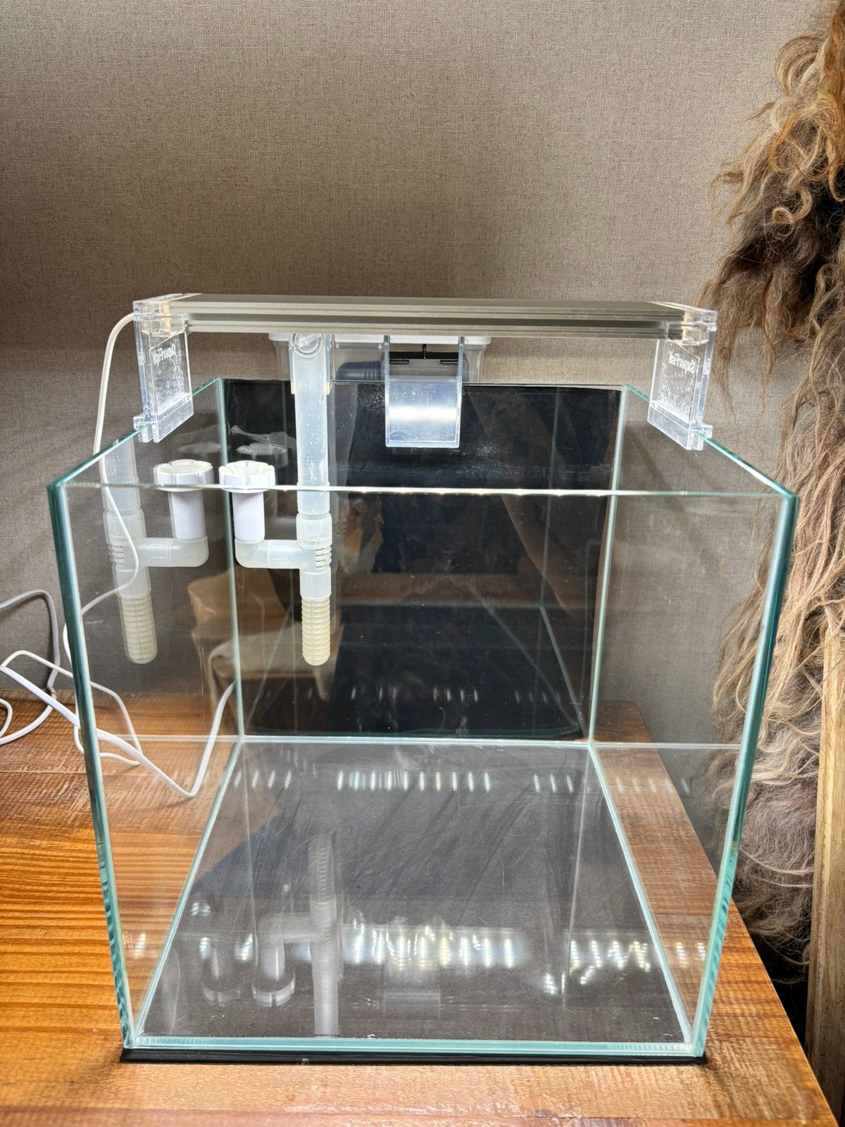 Superfish aquarium Scaper Qube 25 L 30 x 30 x 30 cm, Ophalen, Zo goed als nieuw, Leeg aquarium