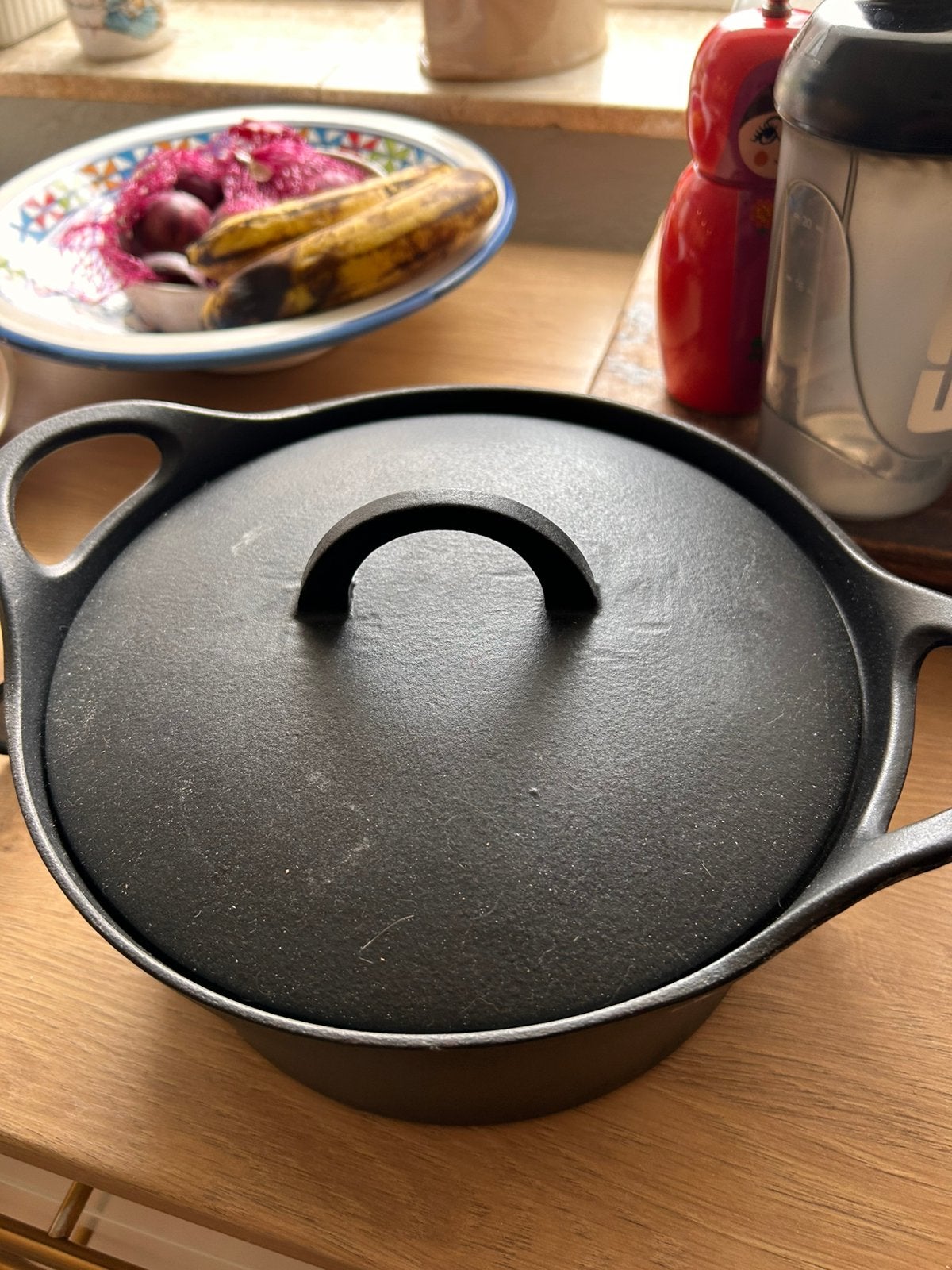 Dutch oven, zuurdesembrood bakken, gietijzeren pan hackman, Ophalen, -, Zo goed als nieuw, -