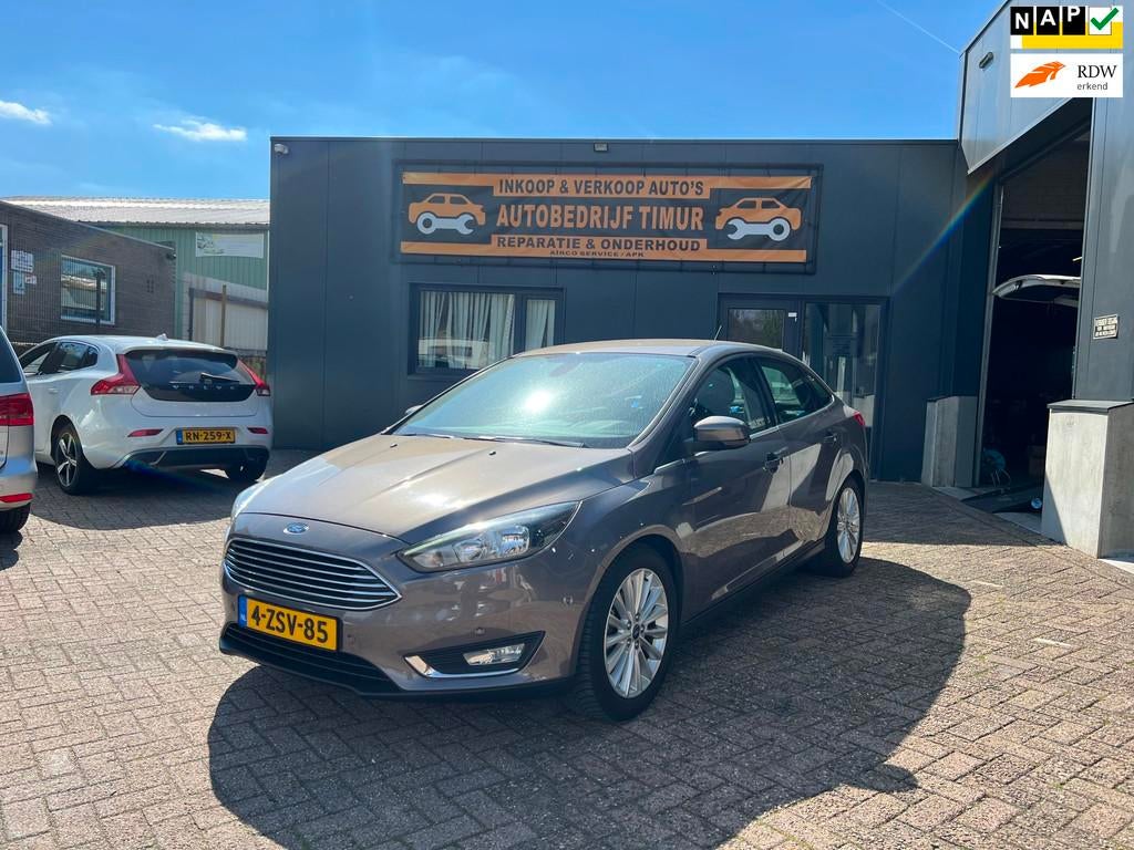 Ford Focus 1.0 Titanium Edition, Auto's, Ford, Bedrijf, Te koop, Focus, ABS, Airbags, Airconditioning, Bluetooth, Boordcomputer