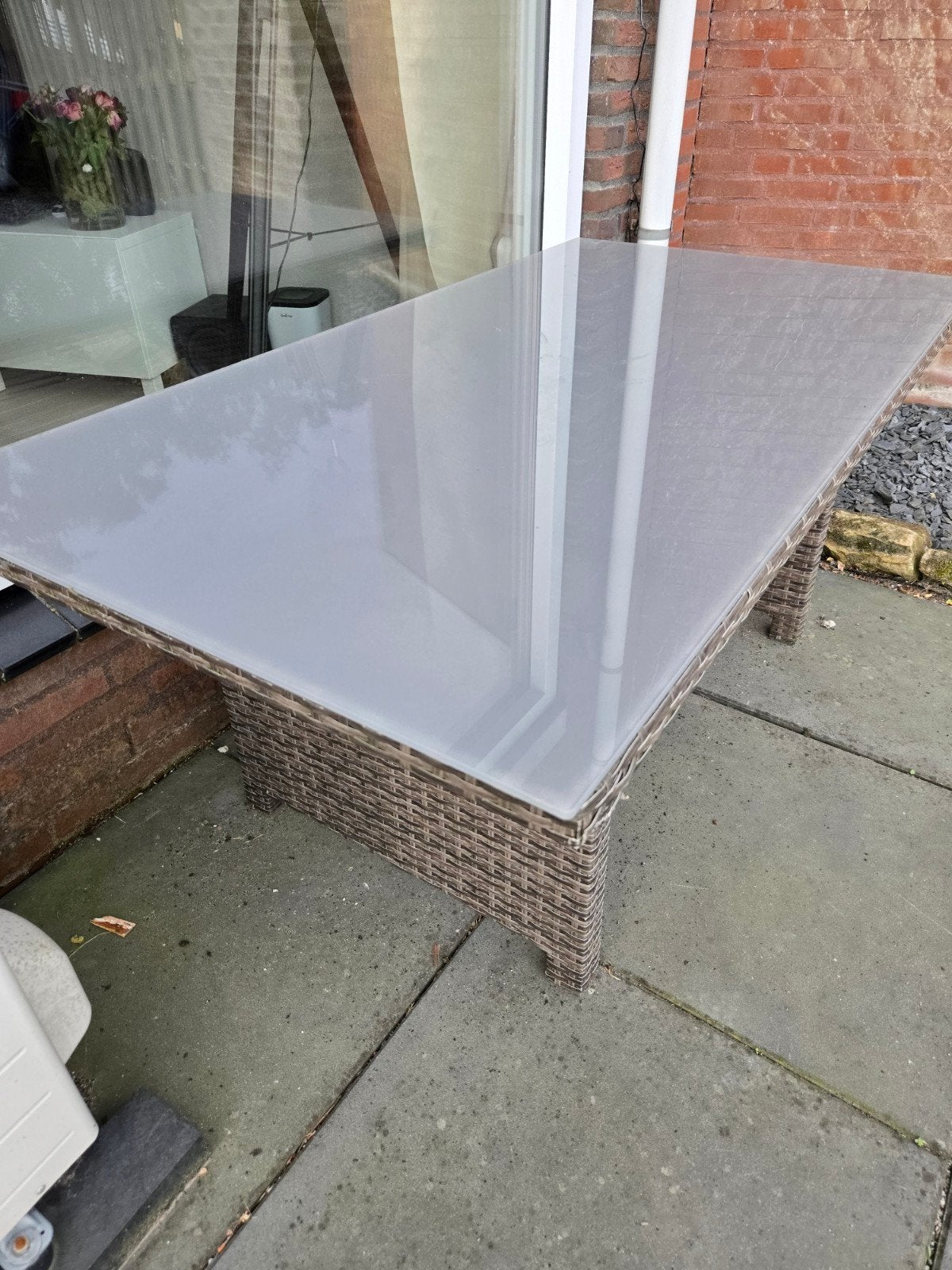 Tuintafel, Ophalen, Zo goed als nieuw, Rechthoekig