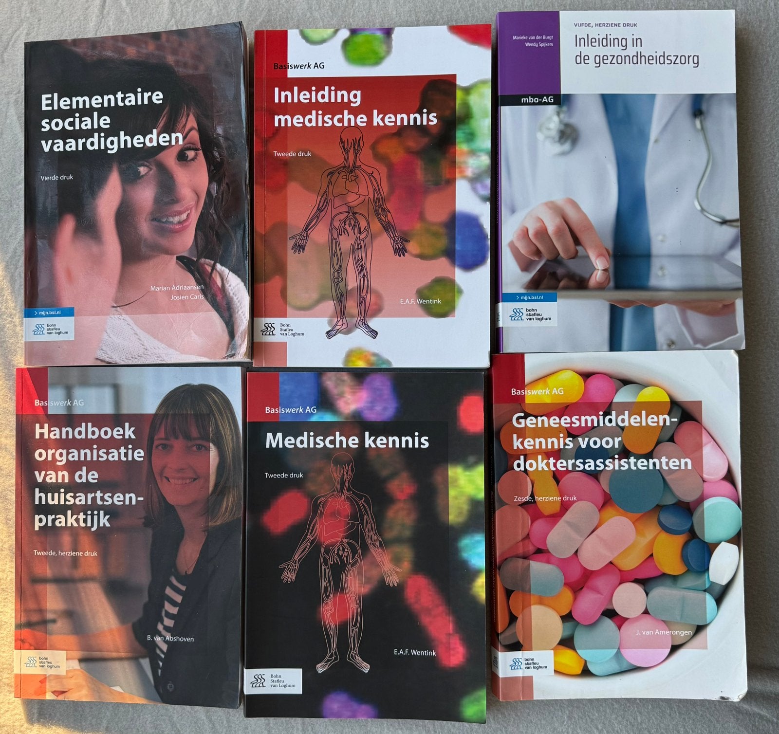 MBO niveau 4 boeken doktersassistente, Ophalen, Beta, Zo goed als nieuw, MBO