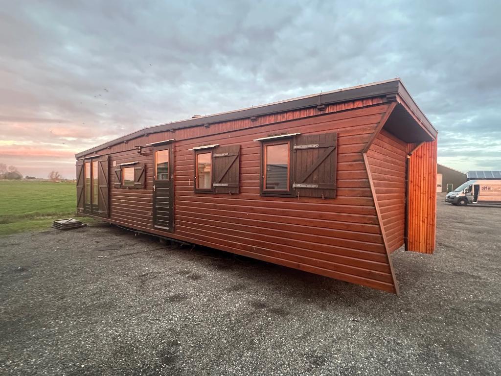Houten chalet dubbelglas 2 slaapkamers incl. transport NL♦️, Tot en met 4