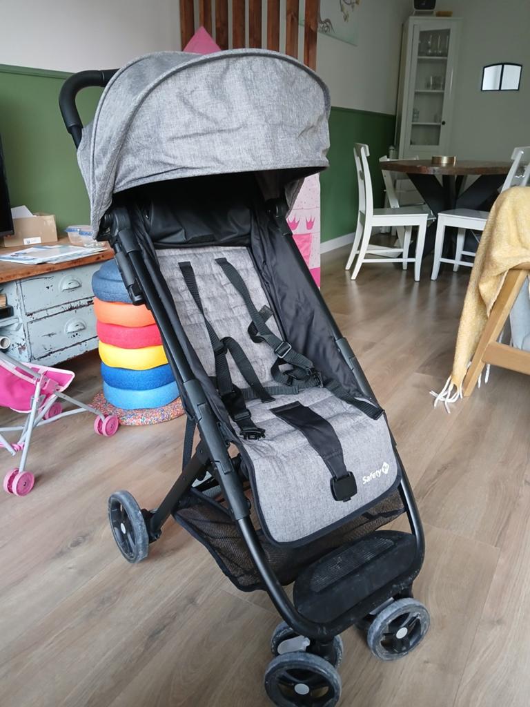 Buggy van 0 tot 3 jaar, opklapbaar, Safety 1st, Ophalen, Zo goed als nieuw, Regenhoes