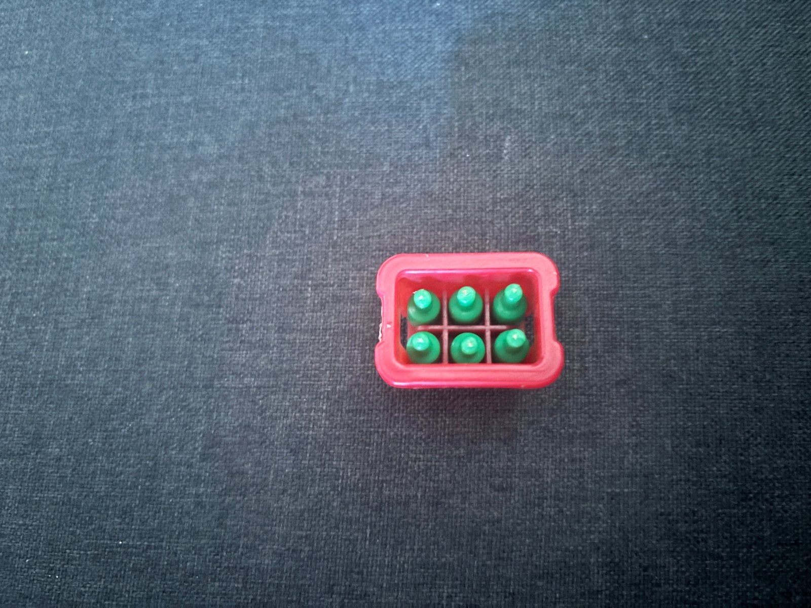 Playmobil krat met 6 flesjes - Origineel Vintage, Ophalen of Verzenden, Gebruikt, Losse onderdelen, Overige typen