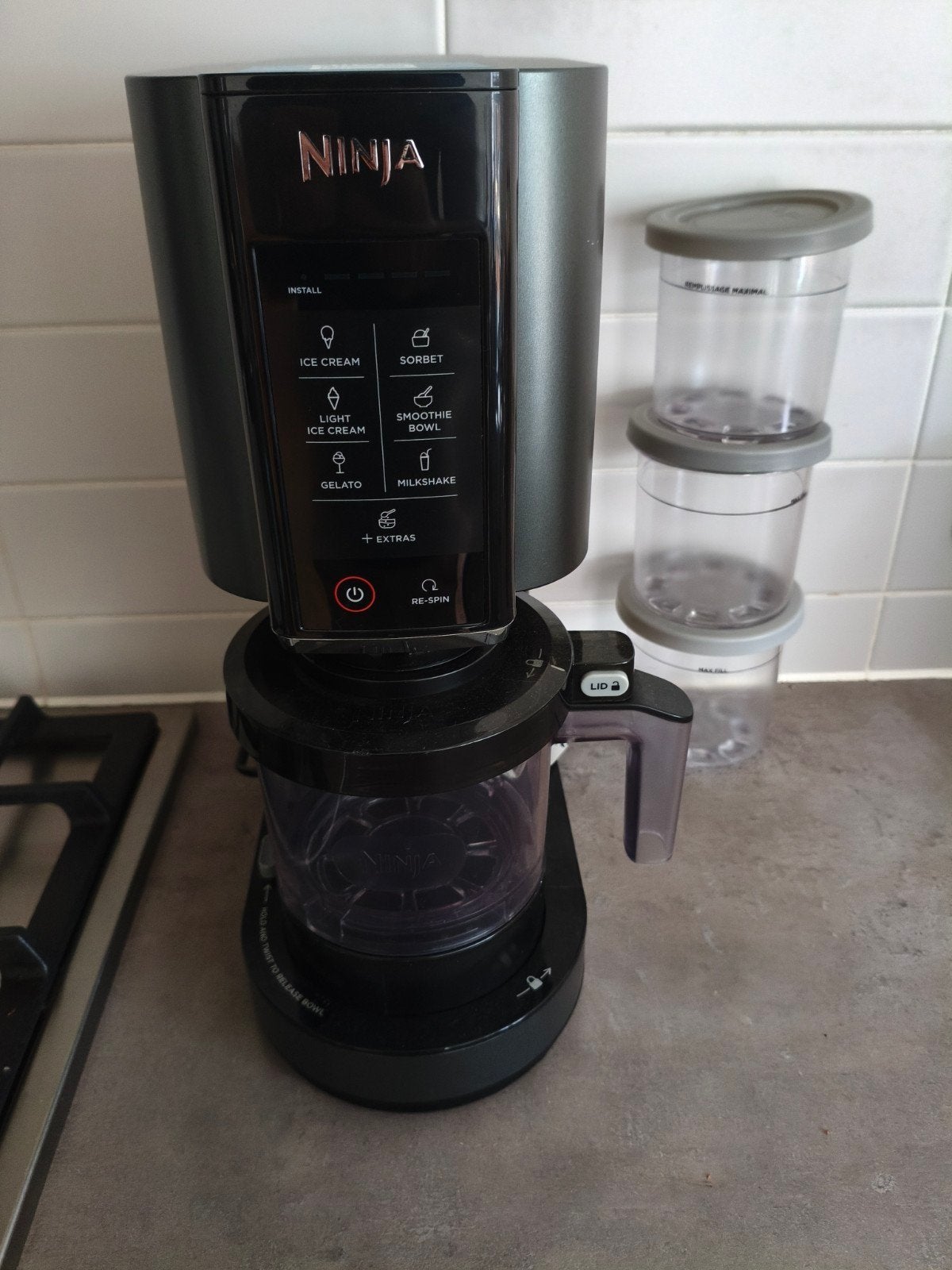Ninja Creami IJsmachine NC300EU, Minder dan 1 liter, Ophalen of Verzenden, Zo goed als nieuw, 1 snelheid