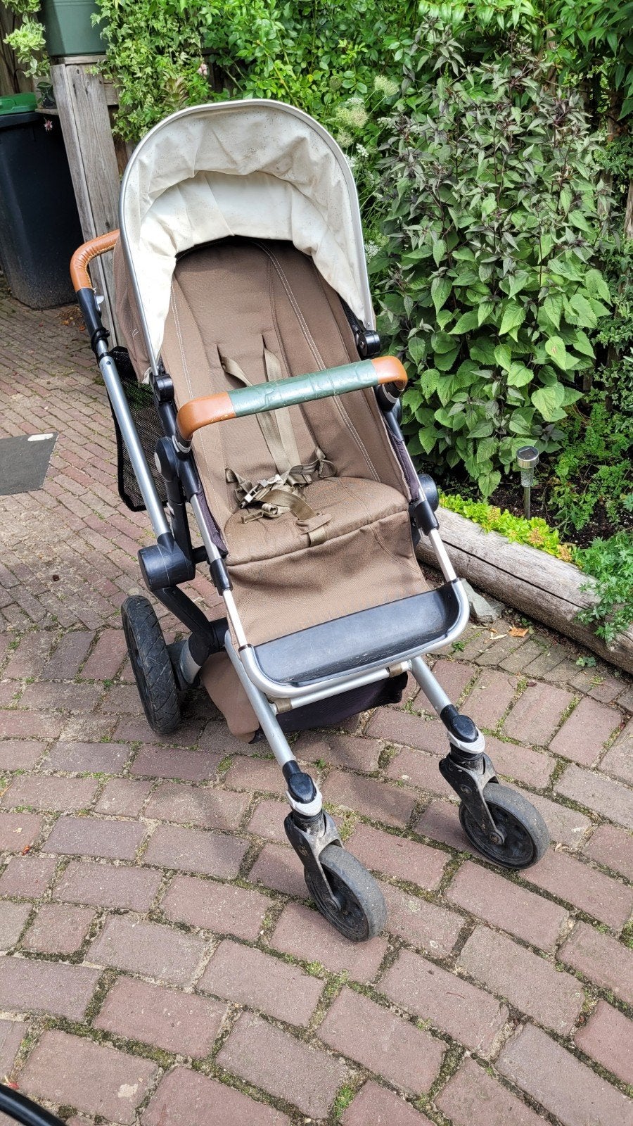 Joolz Day earth "turtle green" combi-kinderwagen/buggy, Ophalen, Gebruikt, Verstelbare rugleuning