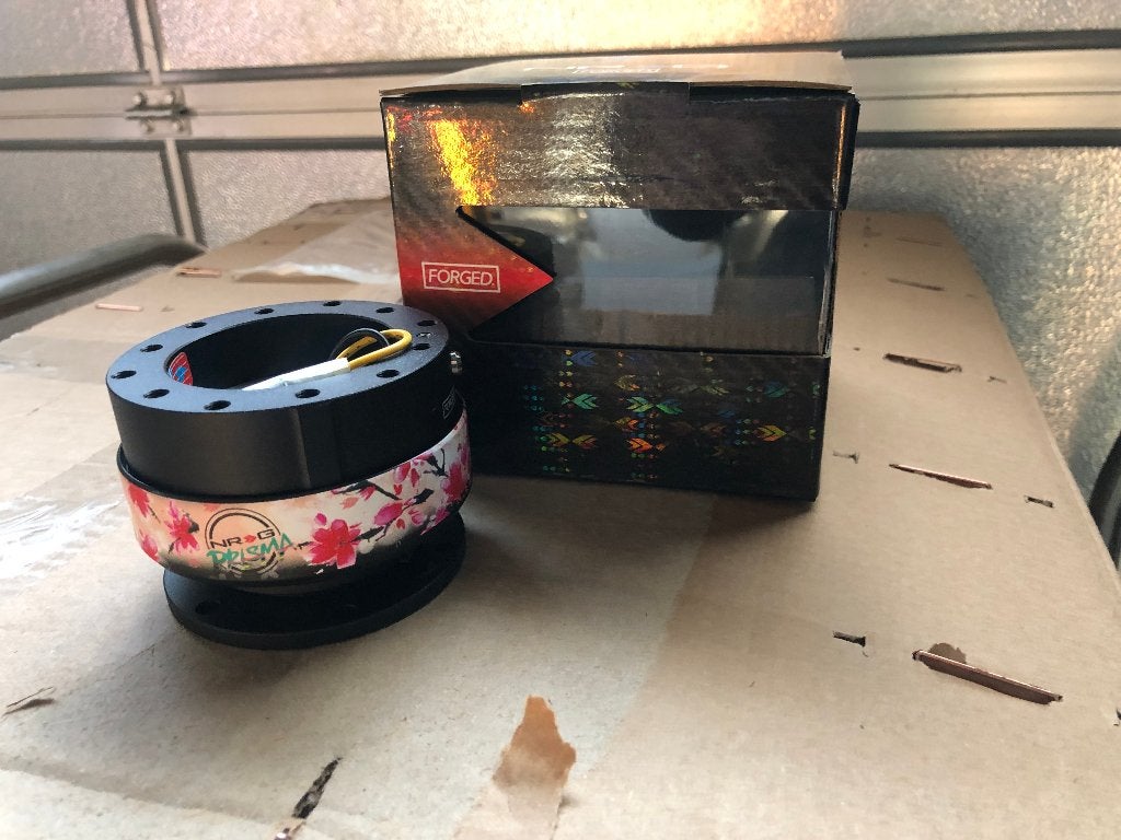 NRG Gen 2.0 Quick release hub zwart sakura stuurnaaf snapoff, Ophalen of Verzenden