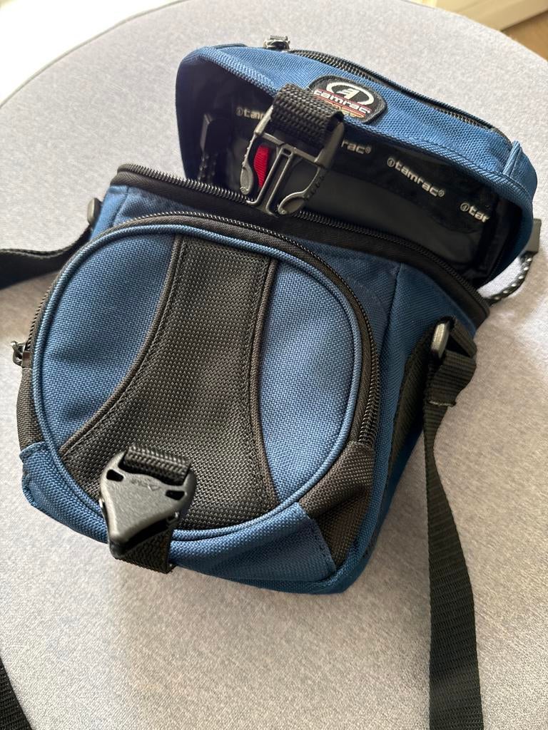 Tamrac fototas blauw, Ophalen of Verzenden, Gebruikt, Schoudertas, Overige merken