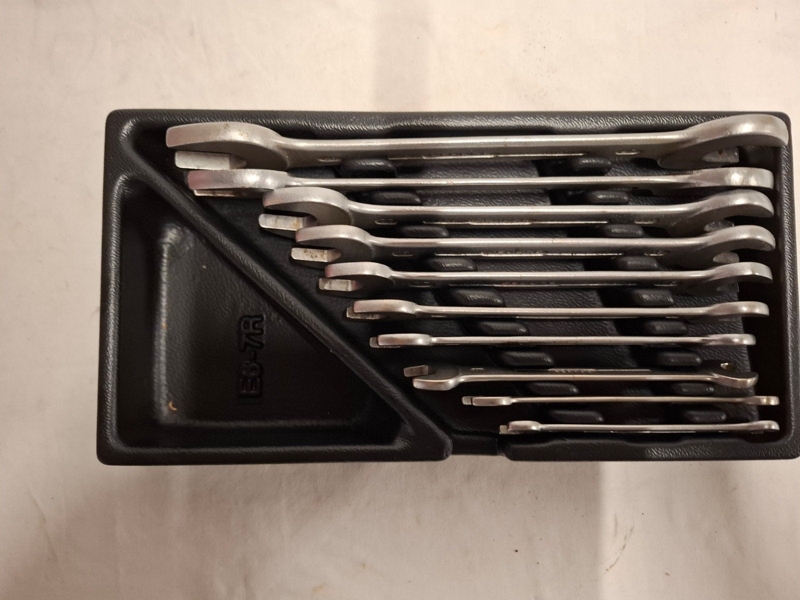 Gedore 10 delige steeksleutelset met inlay, Ophalen of Verzenden, Gebruikt, Gereedschapsset, Gedore