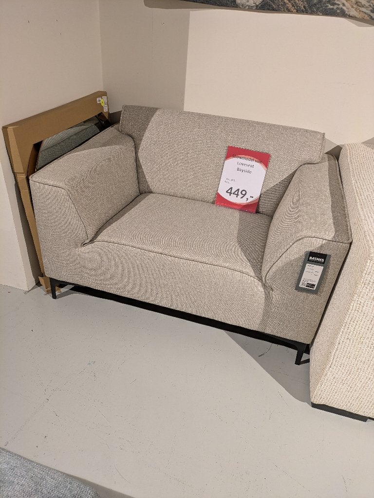 NIEUWE SHOWROOMFAUTEUIL, LOVESEAT BAENKS STERK AFGEPRIJSD, Huis en Inrichting, Ophalen, MODERN, Nieuw, 75 tot 100 cm